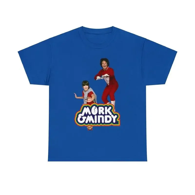 Mork & Mindy Heavy Cotton Tee, Robin Williams, Pam Dawber