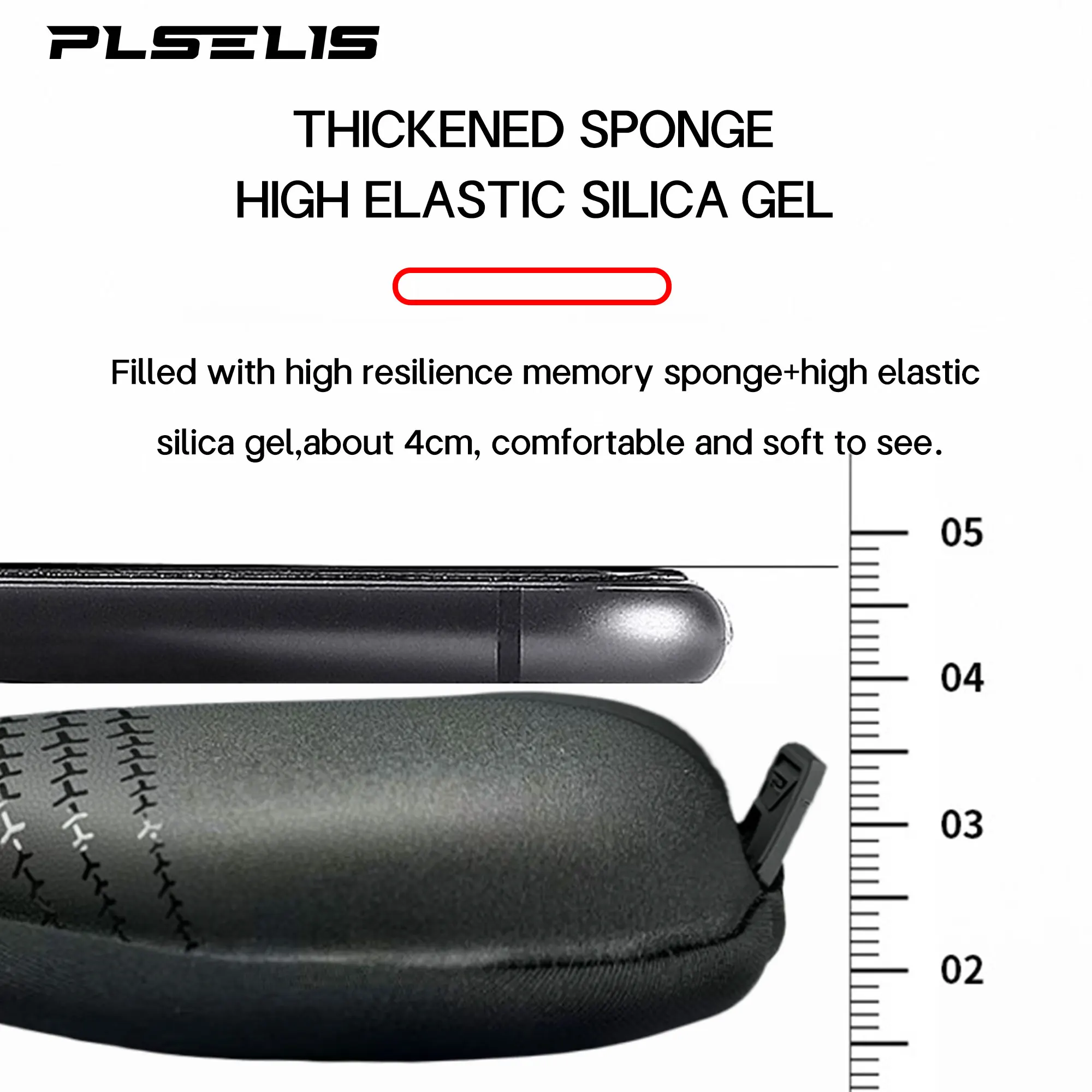 غطاء مقعد الدراجة PLSELIS: سيليكون فائق النعومة مع امتصاص الصدمات لراحة نهائية