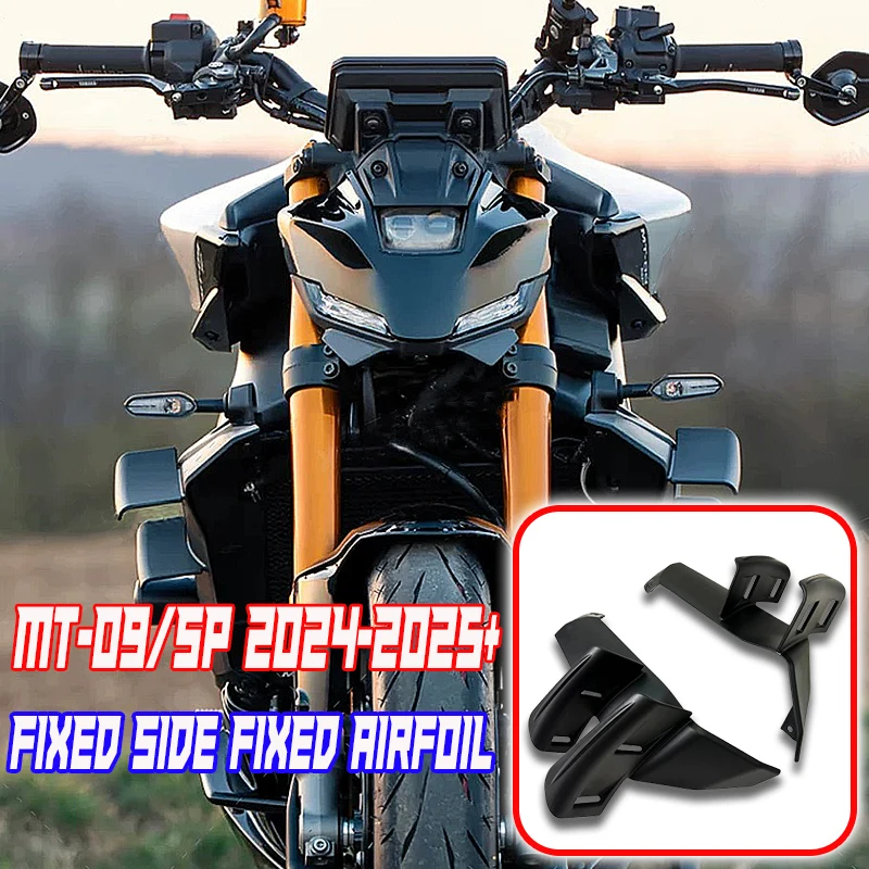 

New mt09 For YAMAHA MT-09/SP Side Wing Side spoiler FRONTAL SPOILERS MT09 MT 09 2024 2025 2026 Front spoiler Lower spoiler flank