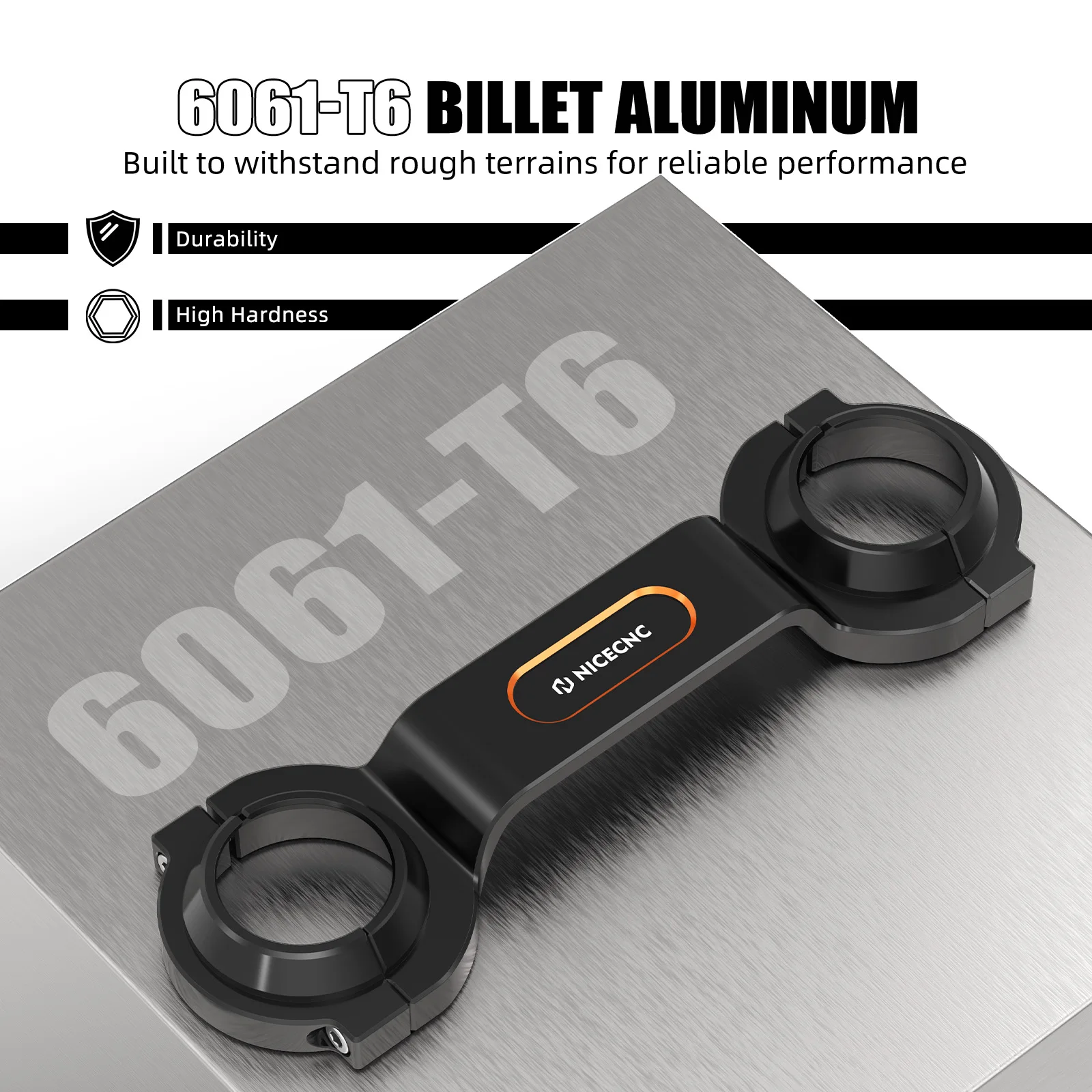 NICECNC Vorderradgabelstrebe für Harley Sportster Iron 883 XL883N 1200 XL1200NS Sportster 883 XL883L Sportster 1200 XL1200C Dyna Low – Detail 6