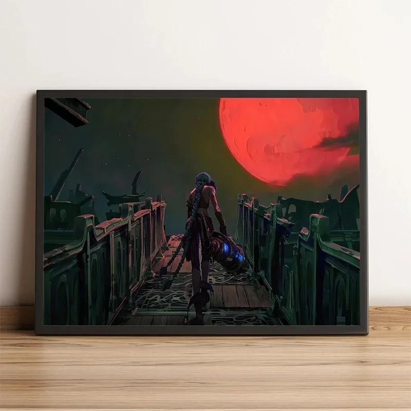 Arcane L-LOL Classic Animation Character Game Posters and Prints Canvas Printing Wall Art Picture for Living Room Home Decor