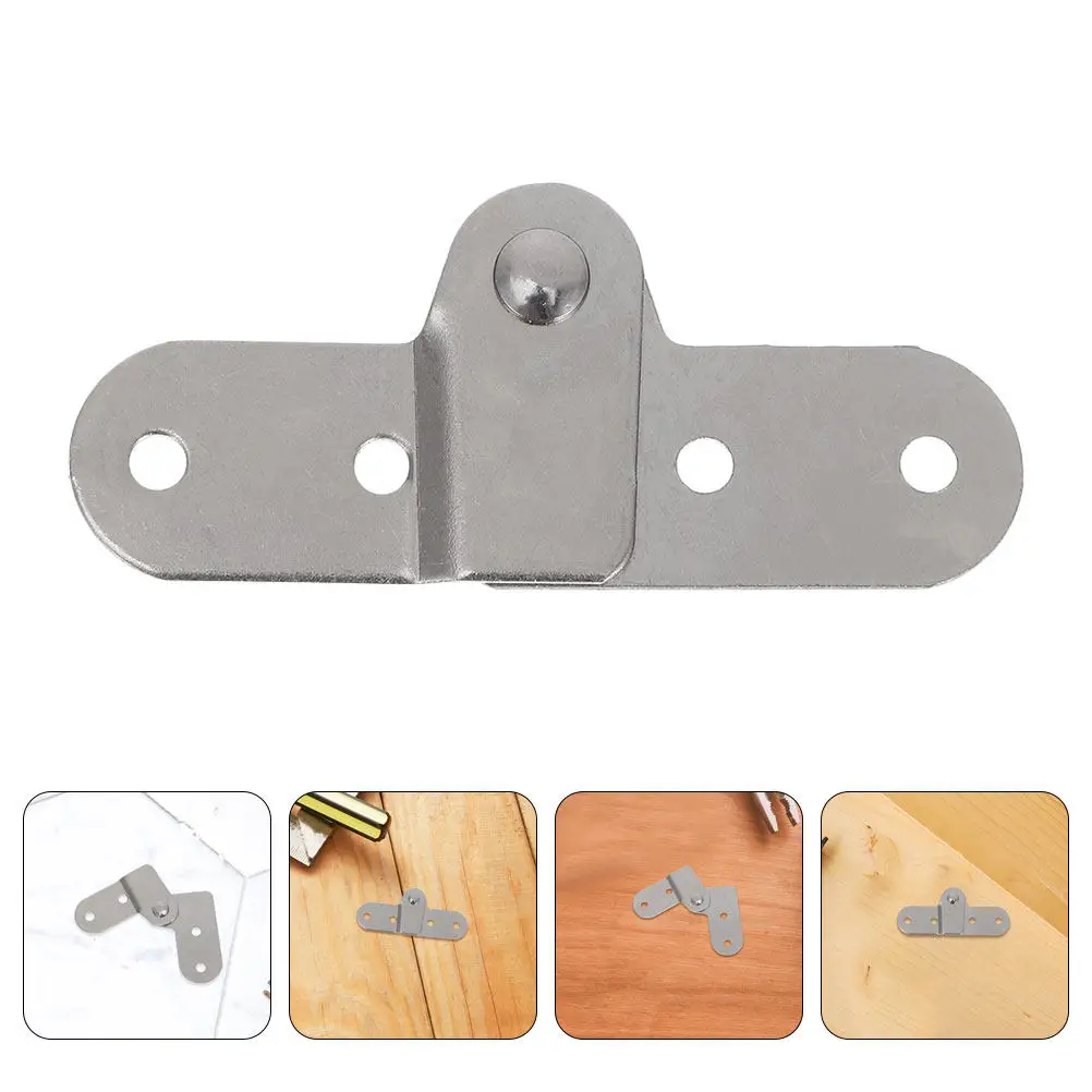 Chicken Mouth Iron Folding Table Hinges Heavy Duty Replacement Assembly for Loft Ladder Folding Attic Stair Hardware