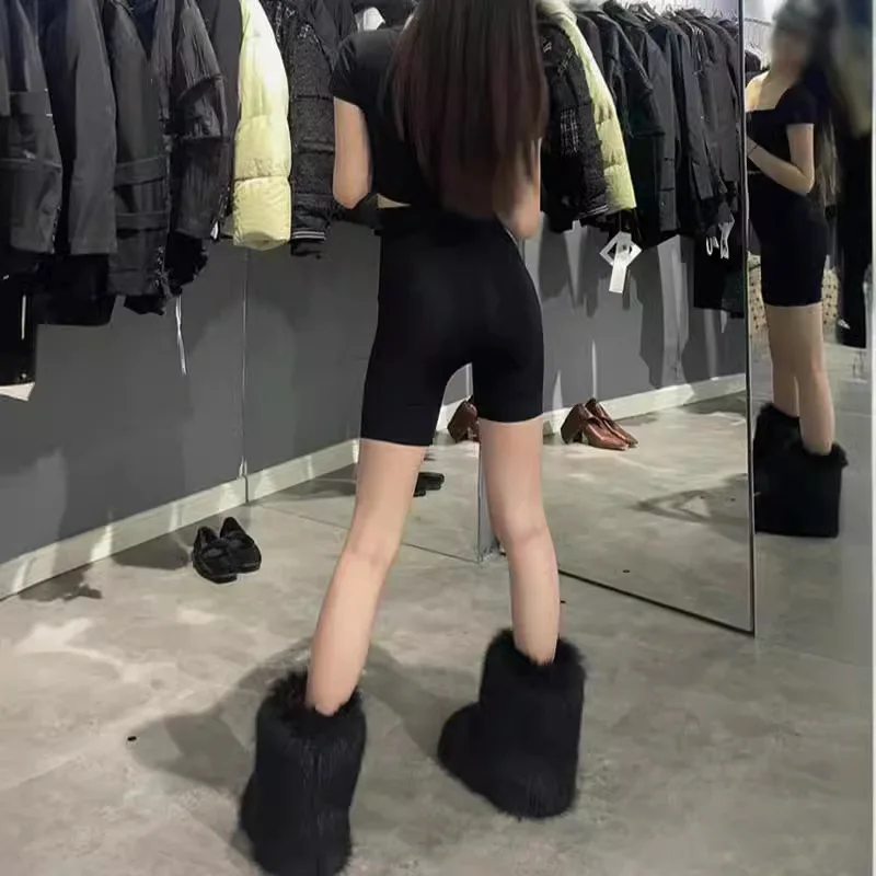 เอวสูงกระชับสัดส่วนเสื้อยืดความยาวสามส่วนยืดหยุ่นสูงผู้หญิงชั้นฐานรัดรูปผสมโพลีเอสเตอร์