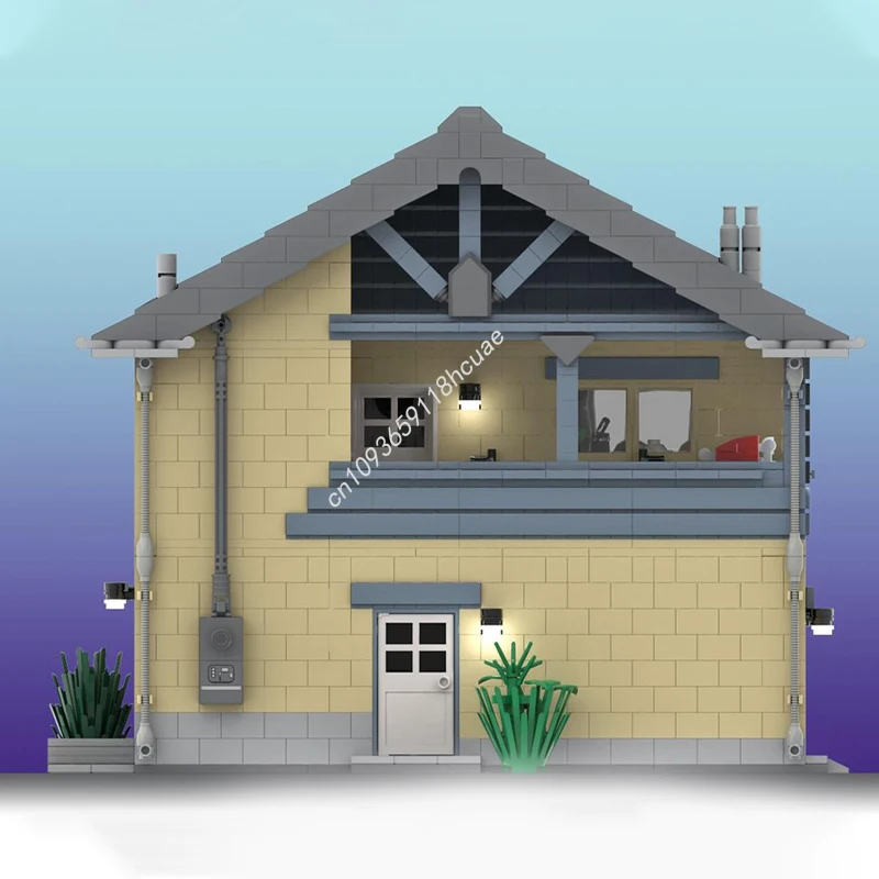 3721 Uds. Accesorio MOC unidad Dwelling sobre garaje experto arquitectura modelo bloques de construcción juguetes modulares niños DIY regalos de navidad