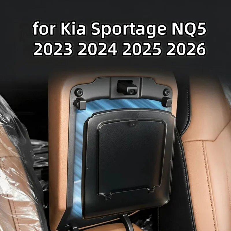 Armrest Hidden Box Tray for Kia Sportage 2023-2025 2026 NQ5 Center Console Secret Organizer Interior Storage Box Car Accessories