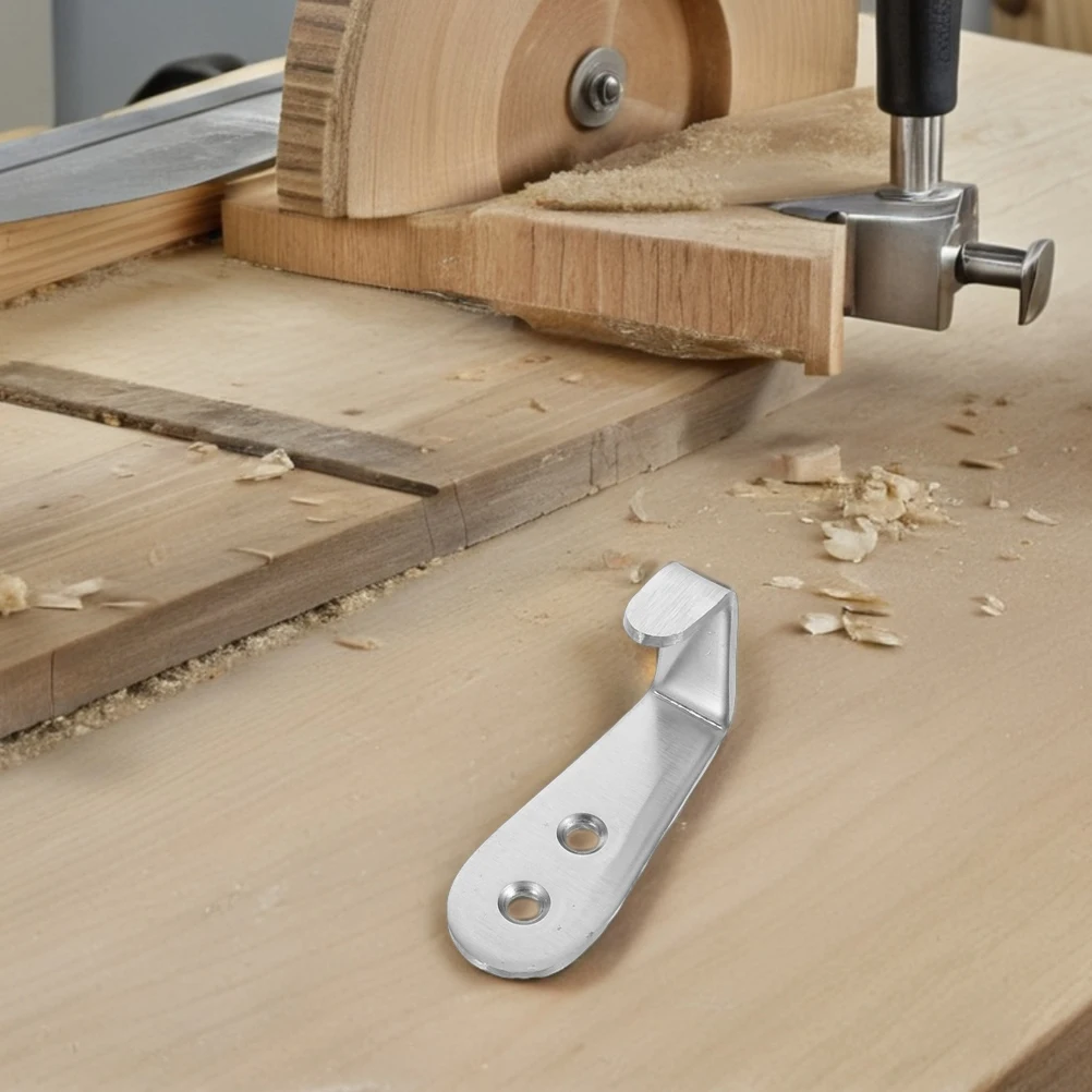 2Pcs Ladder Hooks Bunk Bed Heavy Duty Stainless Steel Replacement Brackets Loft Bed Ladder Accessories Camper Metal