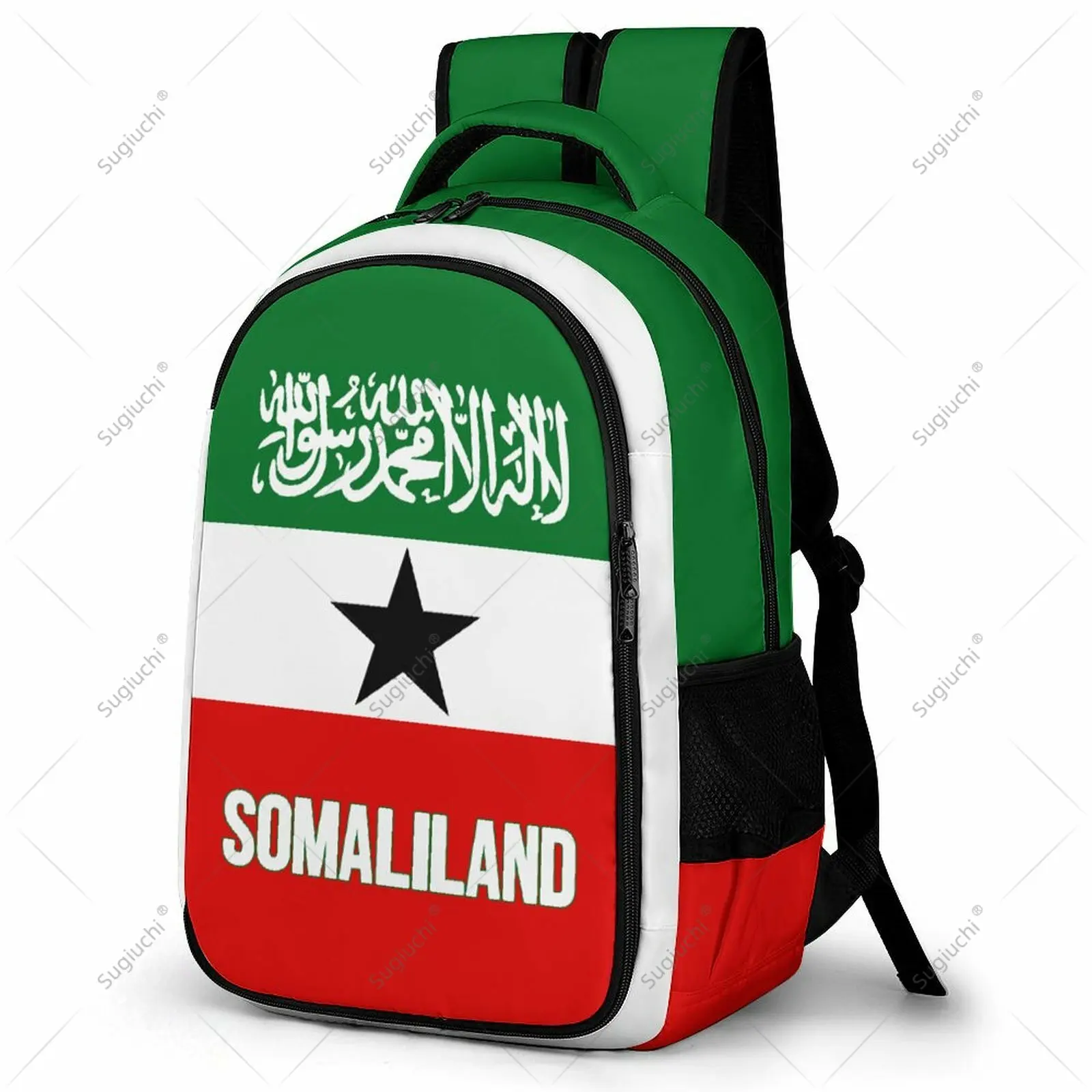 Backpack Somaliland Flag Student Schoolbag Smart Business Travel Leisure Backpack Laptop Back Pack Office Work Bag