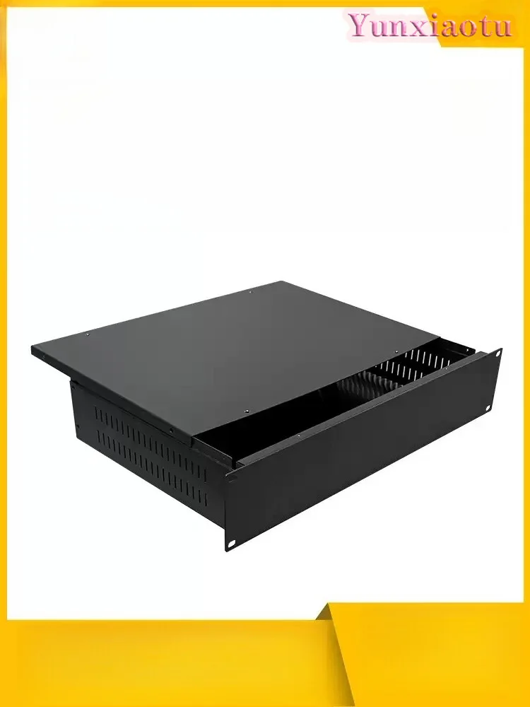 19-inch  2U Standard Industrial Control Chassis 500mm Deep Sheet Metal Enclosure Machined Server Chassis
