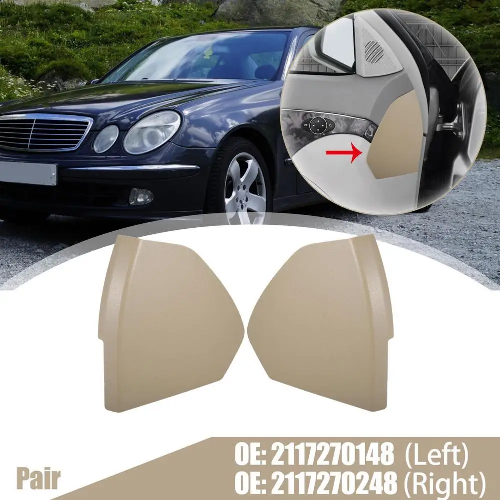 

1 Pair Front Door Trim Panel Cover Side Bezel Decorative Plate Compatible For Mercedes-benz W211 E63 2117270148