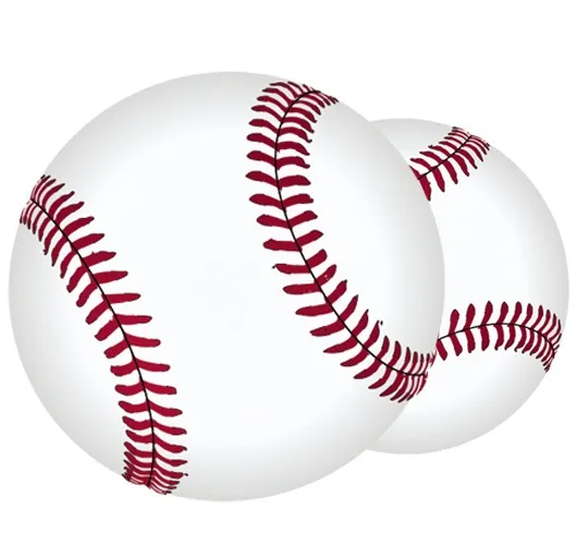 

9 Inch Soft Foam Base Practice Balls with Solid Hard Cork Core Soft Baseballs for Training Blank Baseballs Baseball Equipment