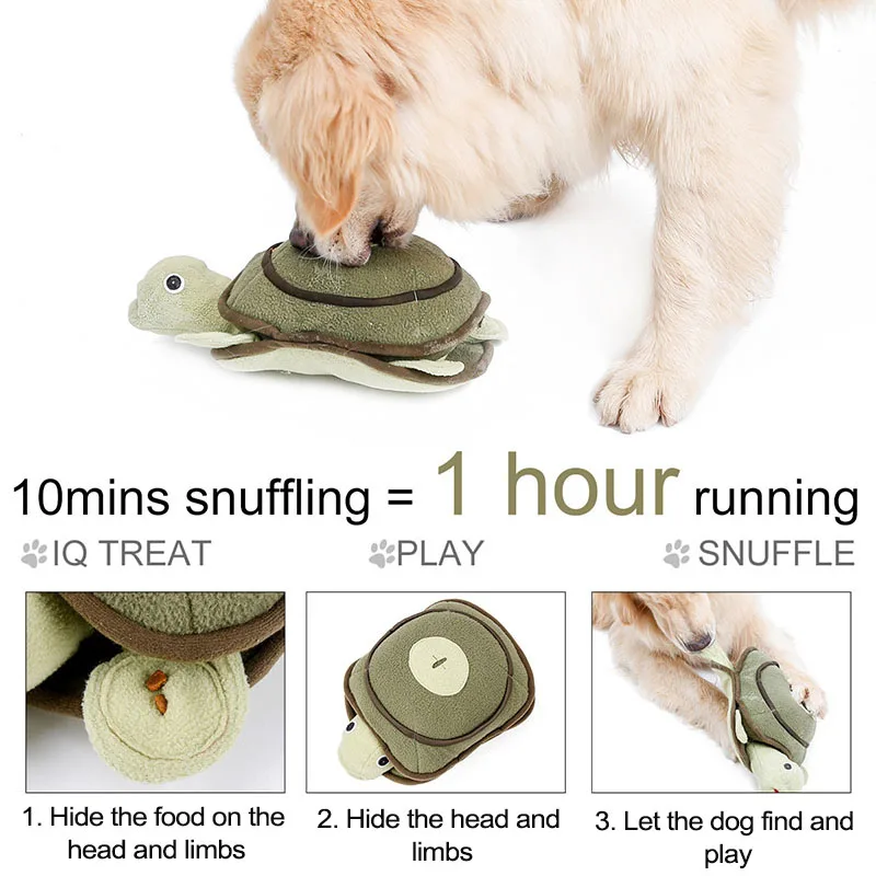 Interactive Pet Dog Plush Toys For Dogs With Squeaker Animal Training Sniffing Toy Food Treat Small Large Dogs Puzzle Peluche