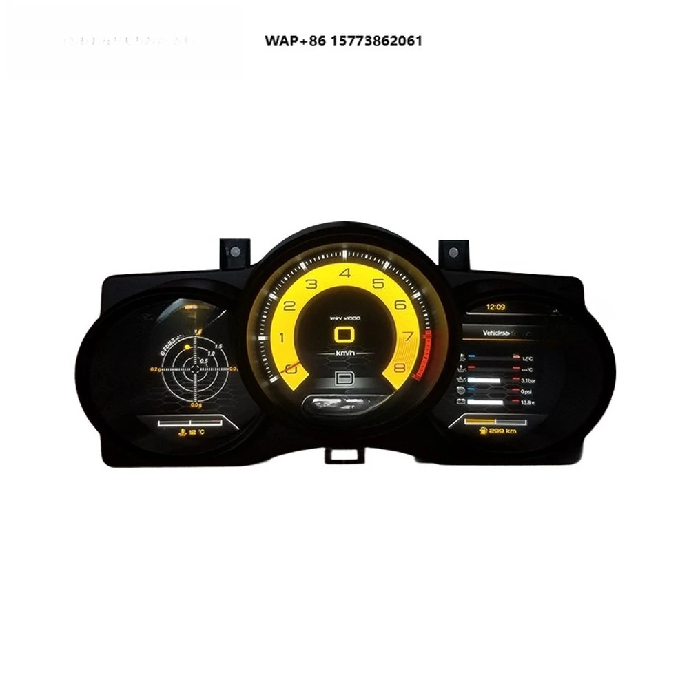 

NaviHua 123.3inch Car Digital Cluster LCD Dashboard Cockpit Interior Kit Upgrade Automotive Stereo for Por Macan 718