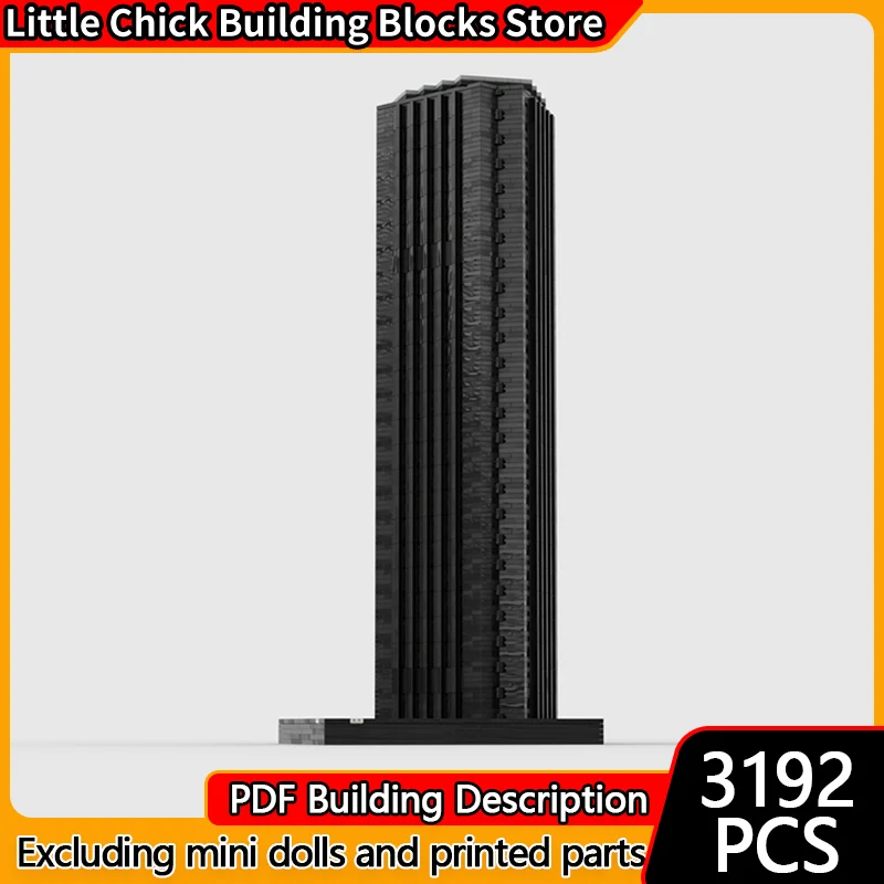 

City Street View Model MOC Building Bricks United States Skyscraper Modular Technology Children Holiday Gifts Assemble Toys Suit