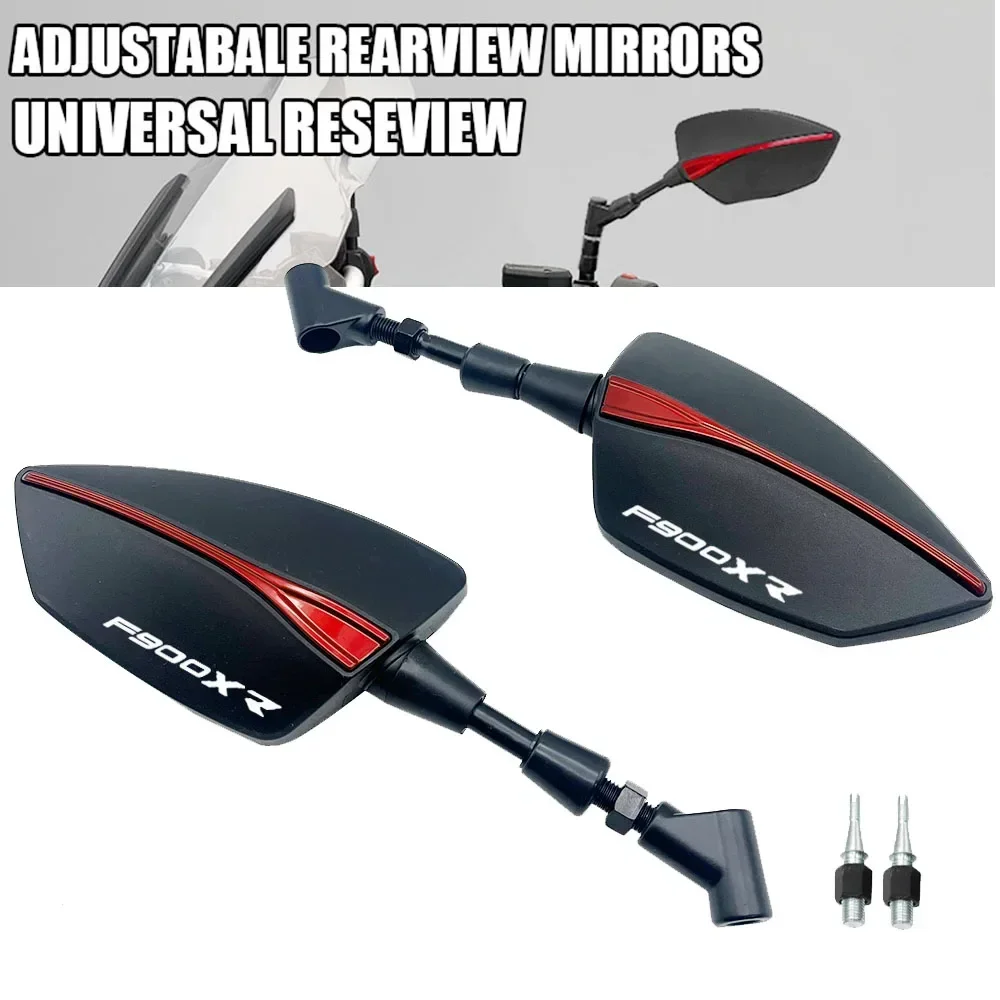 For BMW F900R F900XR F900 XR F 900 X XR 2020 2021 2022 Motorcycle Adjustabale Side Rearview Mirrors Universal Rearview