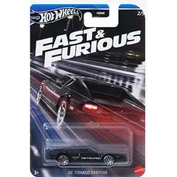 Hot Wheels Cars Fast & Furious HNR88-G DE TOMASO PANTERA Diecast Vehicle Model Cars Toys Boys Gift