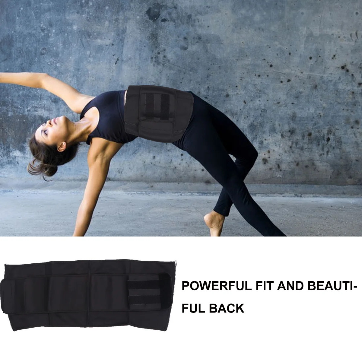 

Women Waist Trimmer Belt Zipper Corset Sweat Fitness Tummy Support Slimming Gym Park Daily Use Xl Black