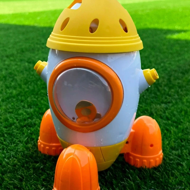 Kiddie sprinkler brinquedo 360 graus rotação água brinquedo ar livre gramado quintal praia areia água para jogar su