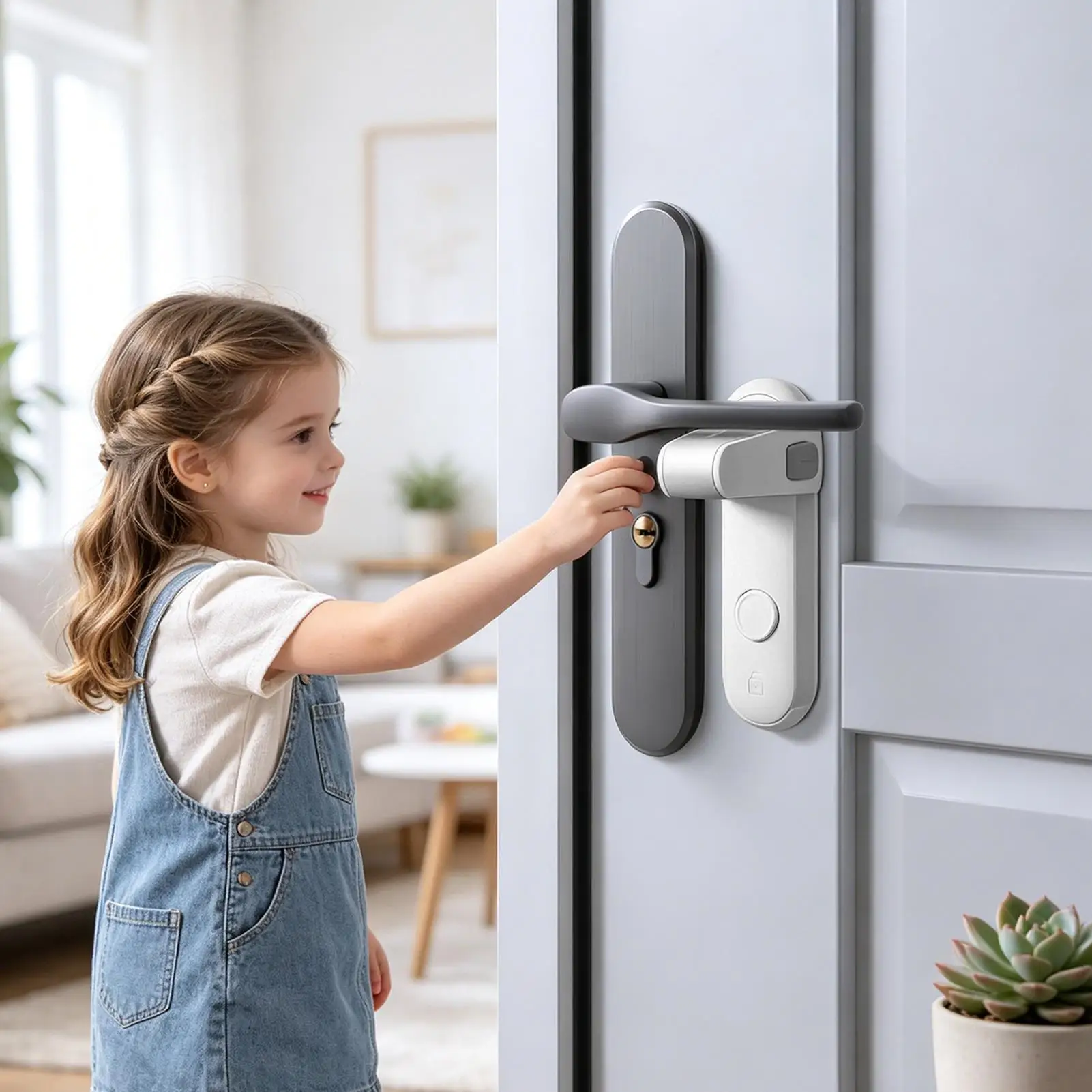 Child Door Safety Lock Security Proofing No Drill Hardware Child Safety Locks For Doors For Home Bedroom Living Room Kitchen