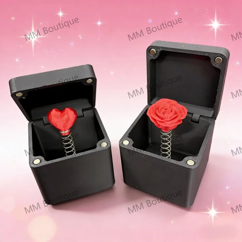 

Surprise Pop Up Rose Gift Box, Funny Prank Middle Finger Toy, Valentine's Day Christmas Birthday Gift for Boyfriend Girlfriend