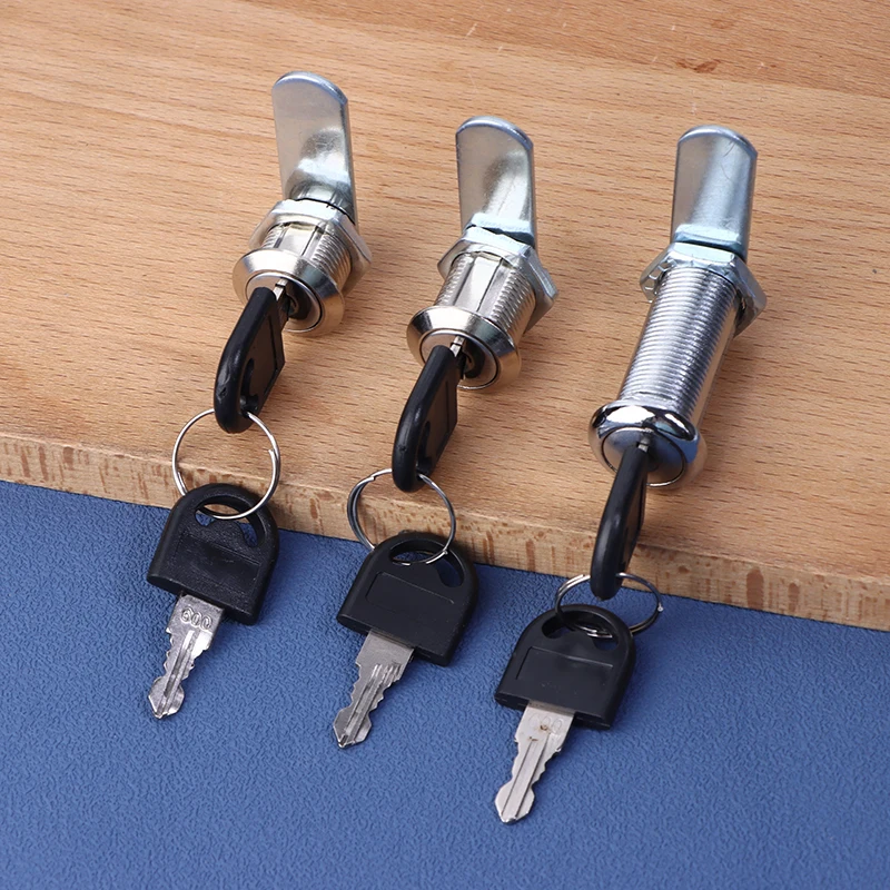 Cilindro de aleación de Metal con 2 llaves, cerradura de seguridad, muebles, gabinete de almacenamiento, cerradura de puerta, cerradura de gabinete de escritorio para el hogar y la Oficina