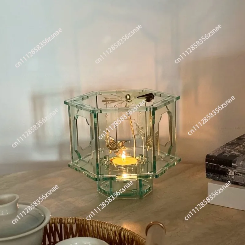 Lantern candlestick aromatherapy gift box art home ornament ambient light holiday gift christmas