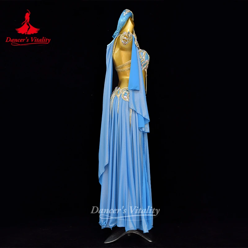 Dancer's Vitality Oriental Dance Luxurious AB Stones Stage Competition Advanced Suit Adult Bellydance Gala Show Clothing Custom