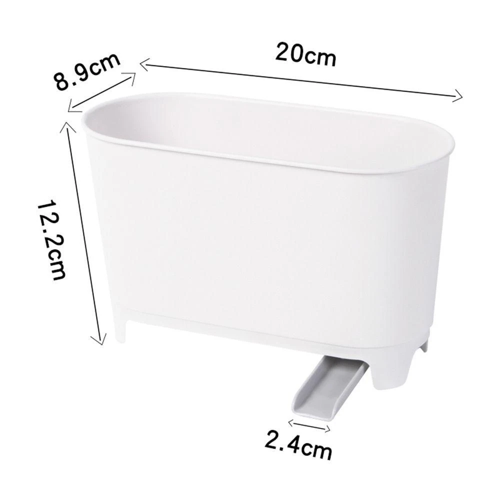 

1PC Kitchen Waste Bin Drainable Trash Can Countertop Sink Garbage Cans Home Kitchen Recycle Rubbish Bin Dry Wet Separation
