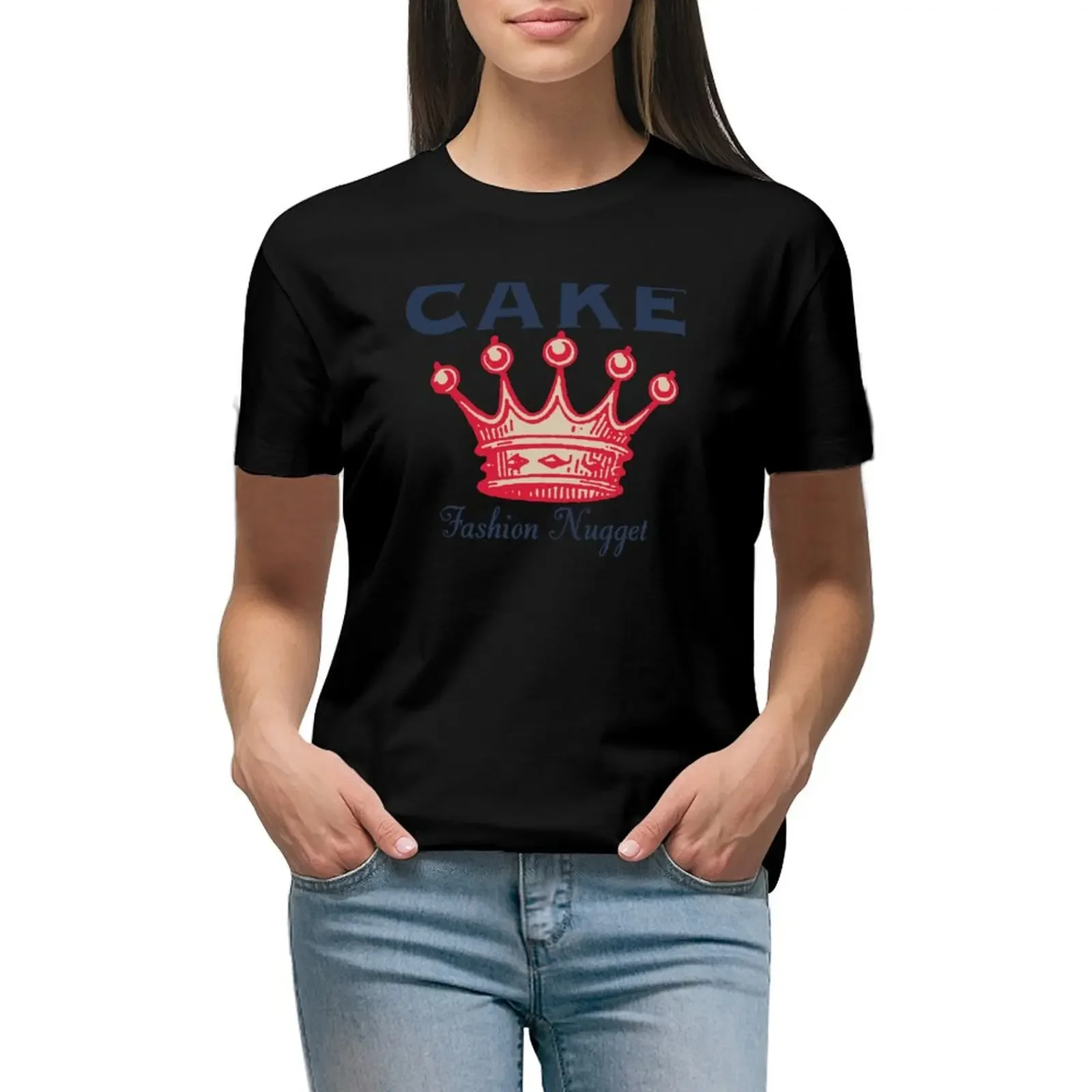 Cake: Fashion Nugget (Featuring The Distance) T-Shirt Short sleeve tee shirts graphic tees cute tops tops for Women