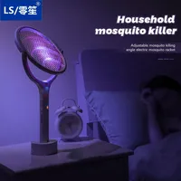5In1 3500V Mosquito Killer Lamp Multifunction Angle Adjustable Electric Bug Zapper USB chargeable Intelligent Swatter