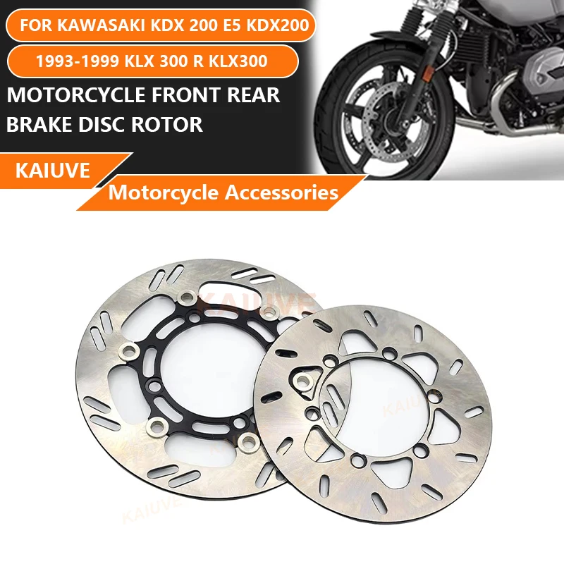 For Kawasaki KDX 200 E5 KDX200 1993-1999 KLX 300 R KLX300 1997-2007 650 KLX650 2001-UP Motorcycle Front Rear Brake Disc Rotor