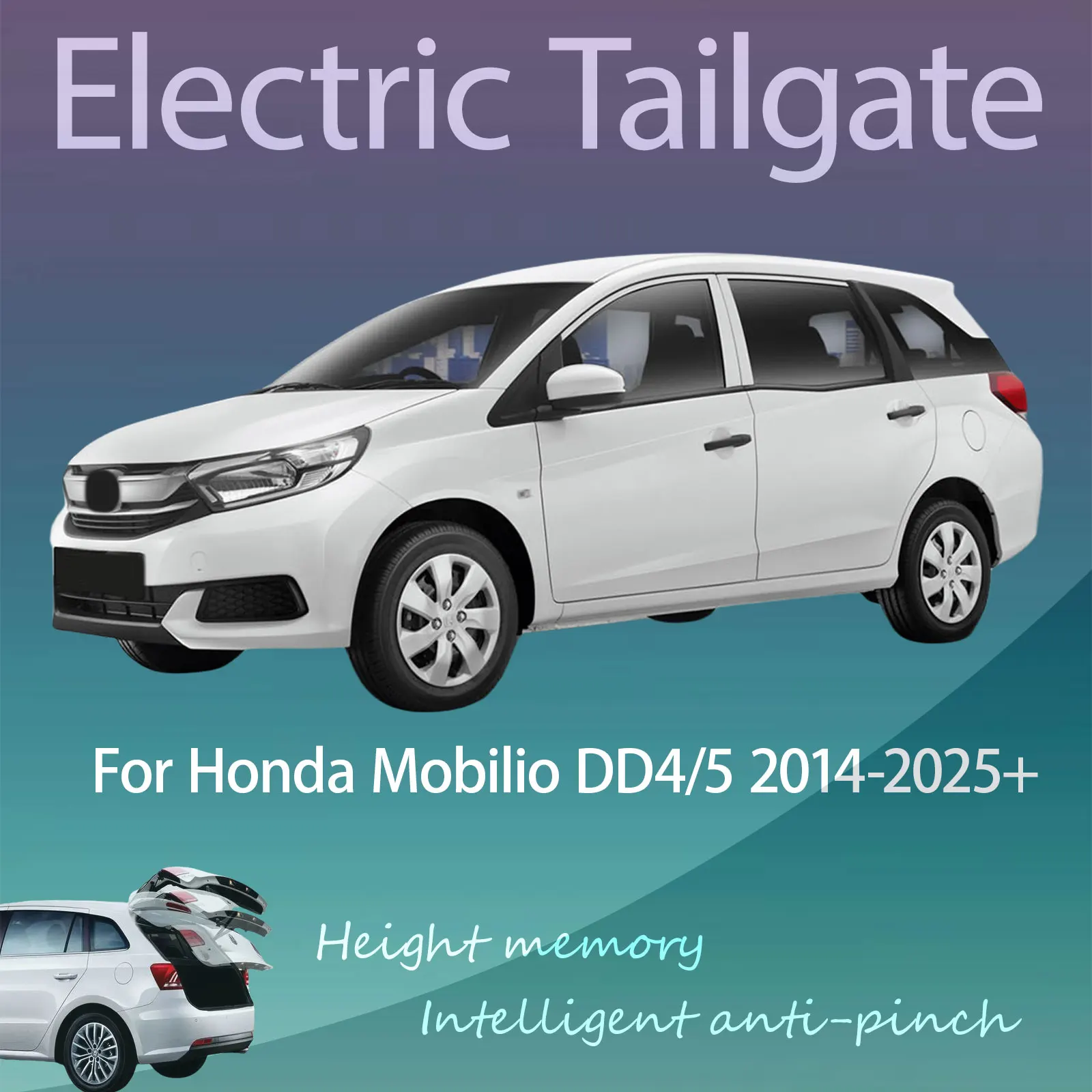 

For Honda Mobilio DD4/5 2014-2025+ Electric Tailgate Hands Free Operation Dual Rod Electric Trunk Suction Intelligent Operation