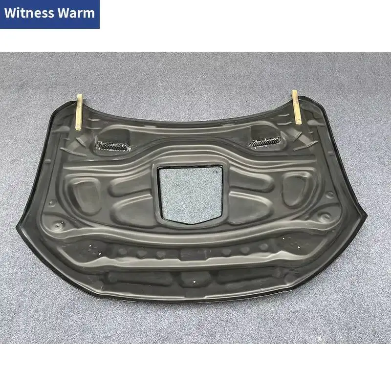 For Audi A6 S6 RS6 Transparent Style Carbon Fiber/Unpainted/Forged Engine Cover Bonnet Hood  Car body kit Tuning 2012-2016