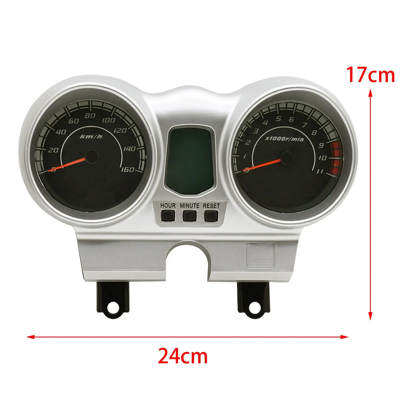 

Motorcycles Speedometer Shockproof Durable Easy Installation Cbx250 Motorbike Tachometer Odometer for Motorbike Accessory