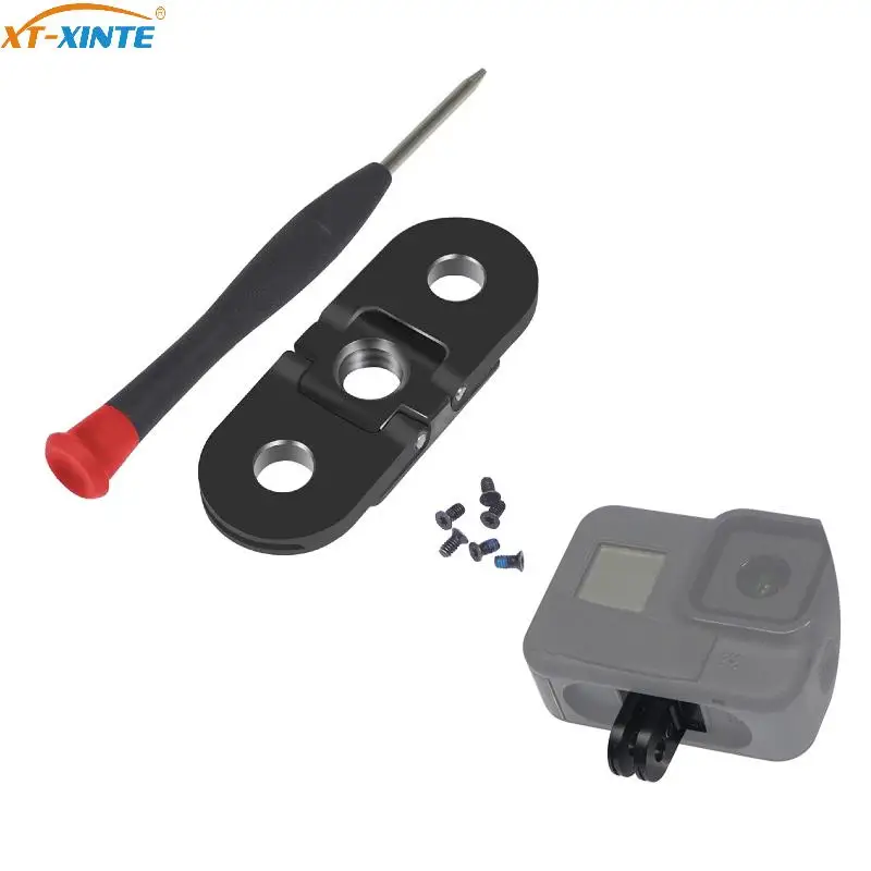 Metall Stativ Mount Adapter Für GoPro Hero 13 12 11 10 9 Halterung Basis Action Kamera 1/4'' Loch Stativ einbeinstativ Adapter Zubehör