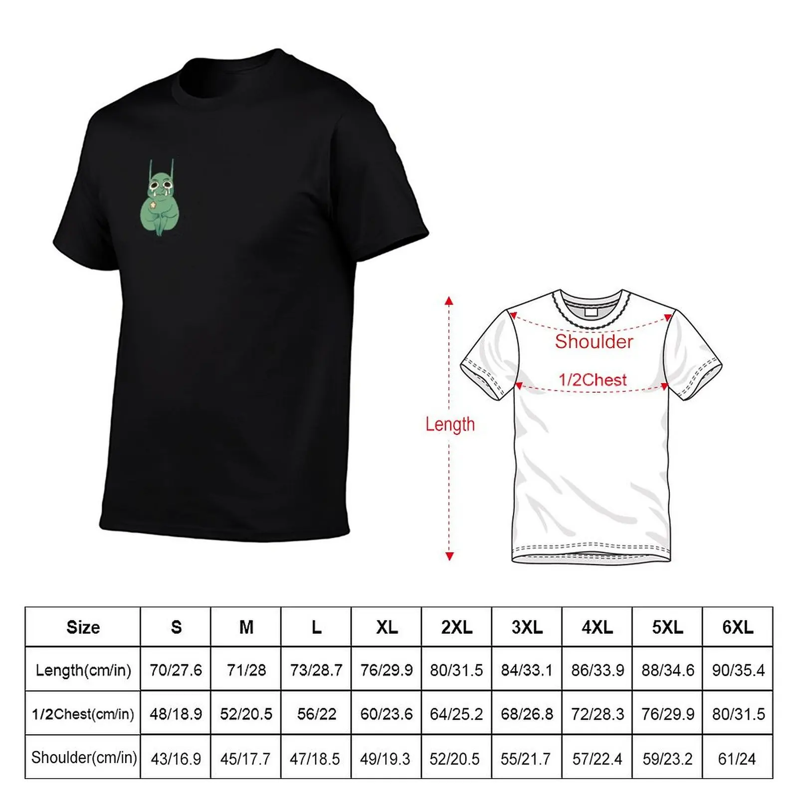 Tummy Ache Survivor Goblin T-Shirt black cotton t-shirt plain for man package t shirts with prints t shirt man designer T-Shirt