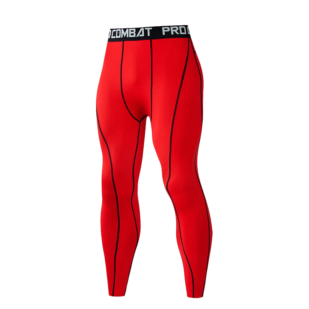 Men\'s Tight Long Pants Jogging Fitness Jujitsu Workout Sweatpants Yoga Trousers Compression Thermal Leggings Gym Training MMA