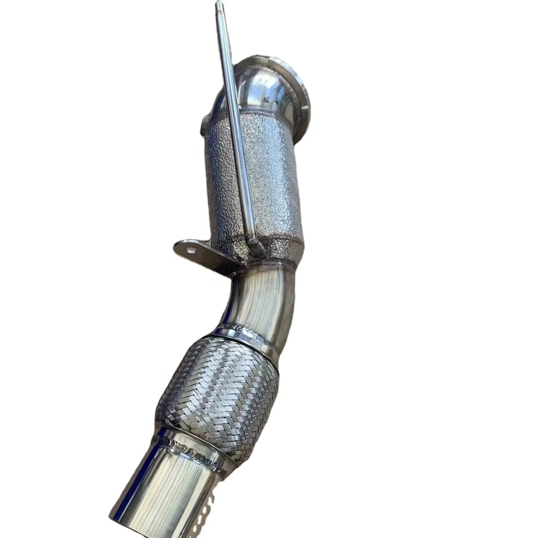 304 Stainless Steel Exhaust Downpipe System For BMW G20 M340I Downpipe