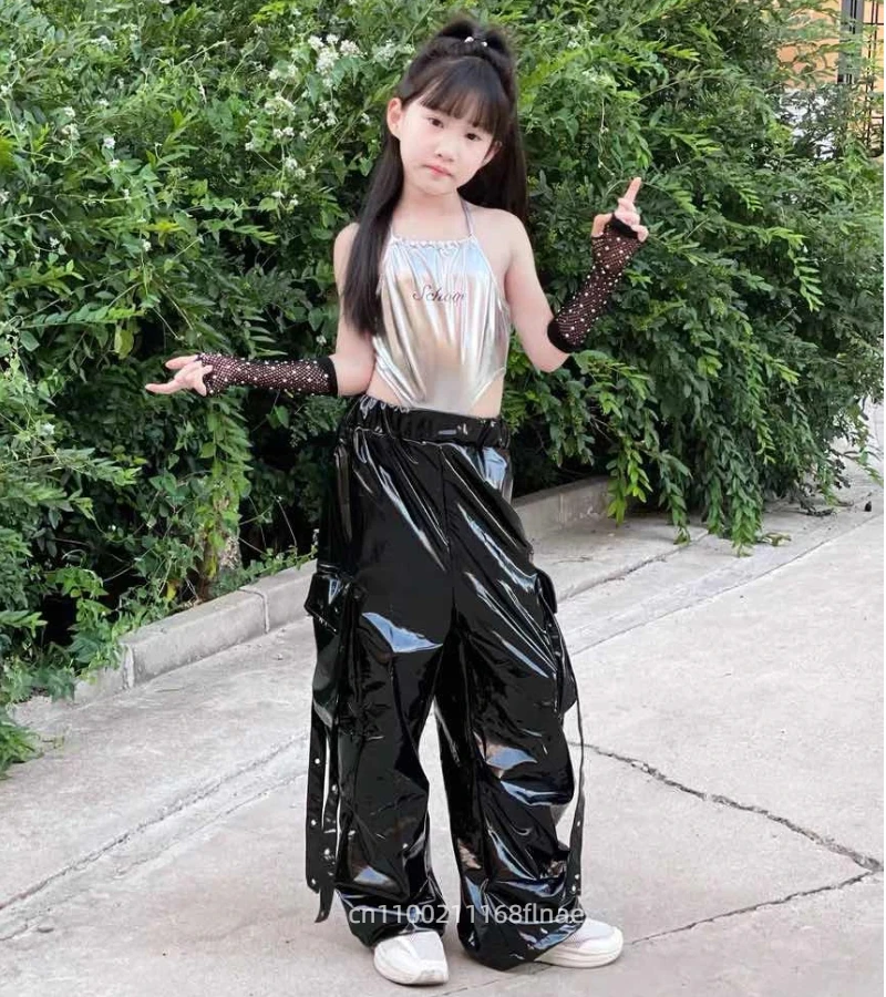 

Girls' Jazz Dance Costumes, Trendy and Fashionable Children's Performance Costumes, Runway Show Girl Group Street Dance Costumes