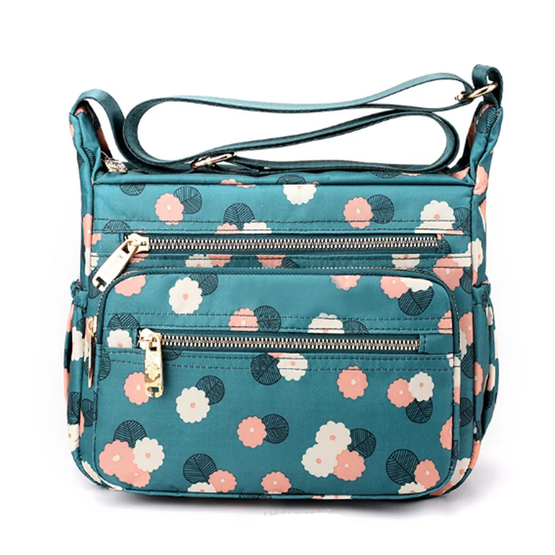 2023 New Designer Handbags Women Printed Waterproof High Quatily Nylon Shoulder Bags Retro Crossbody Bag Sac A Main Bolsos Mujer