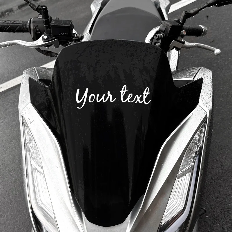 1PC Handwritten Style Custom Name Stickers Waterproof Personalized DIY Motorcycle Helmet MTB Bike Top Tube Cup Vinyl Decals image 6