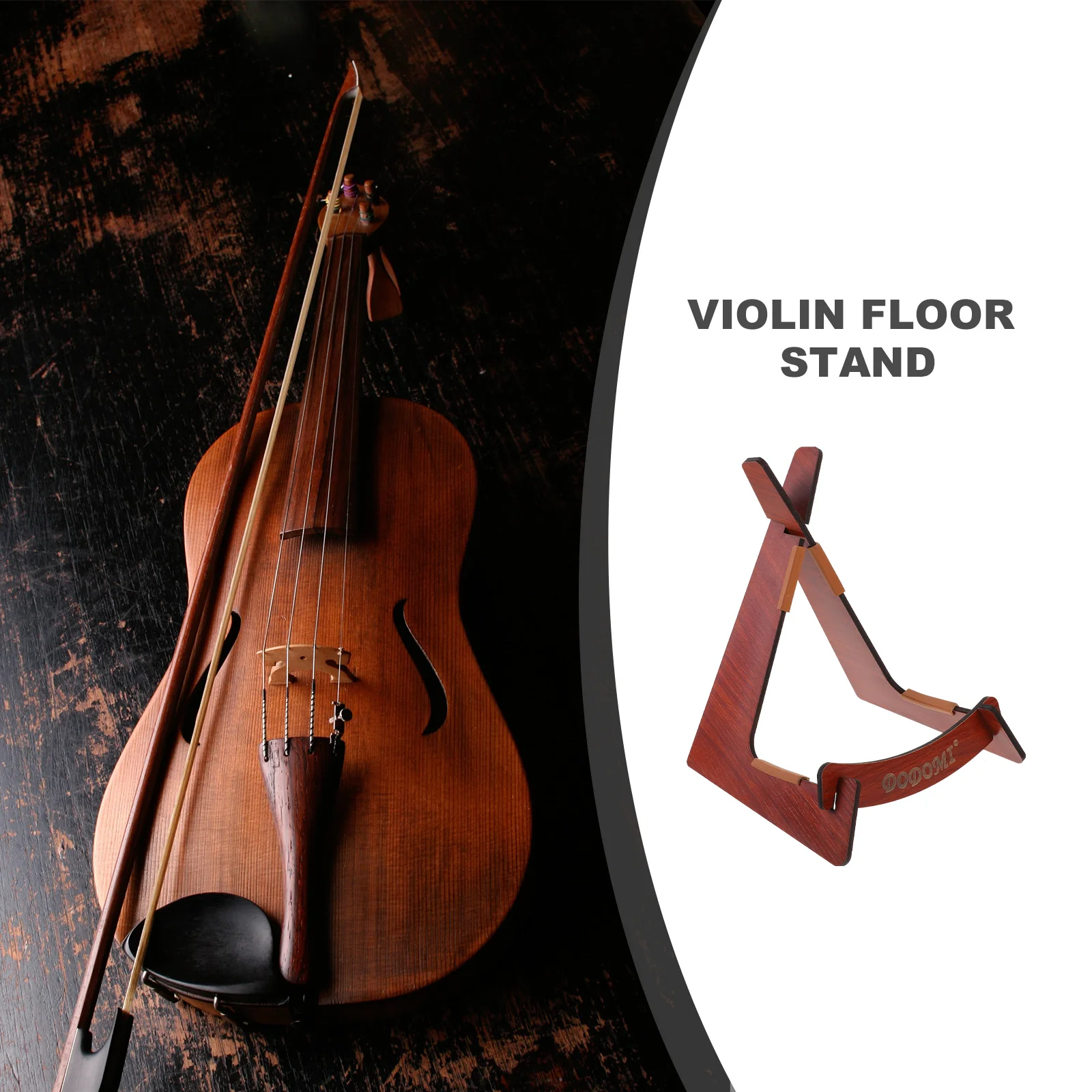 Supporto per ukulele Supporto per ukulele in legno da pavimento Supporto per mandolino Supporto per violino Supporto per ukulele Supporto per ukulele da pavimento