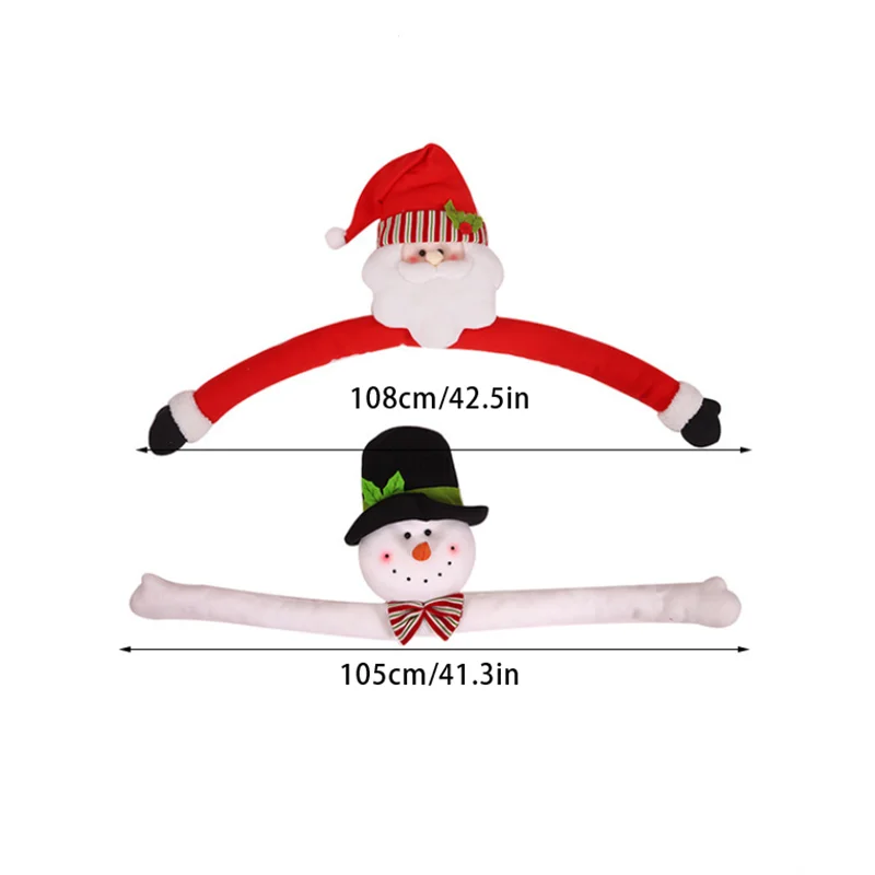 105 سنتيمتر لطيف العناق شجرة عمل الشكل سانتا كلوز ثلج شجرة عيد الميلاد زخرفة احتفالية ديكور نويل جو القماش عيد الميلاد جديد
