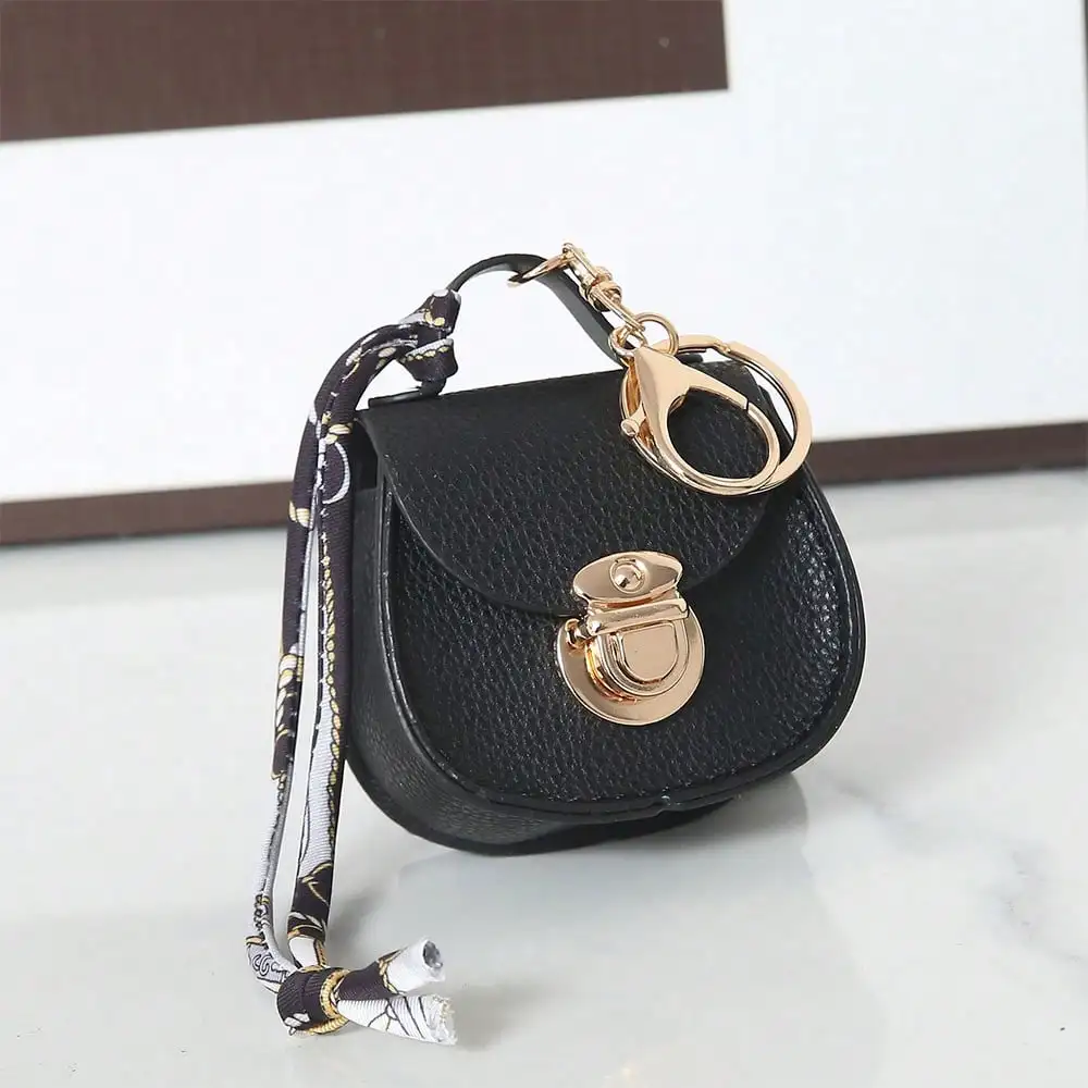 Mini PU-Leder Satteltaschen-Anhänger Luxuriöser Niedlicher Münzbeutel-Anhänger Modische Deko Kreativer Schlüsselanhänger Geschenk Lippenstifttasche – Detail 7