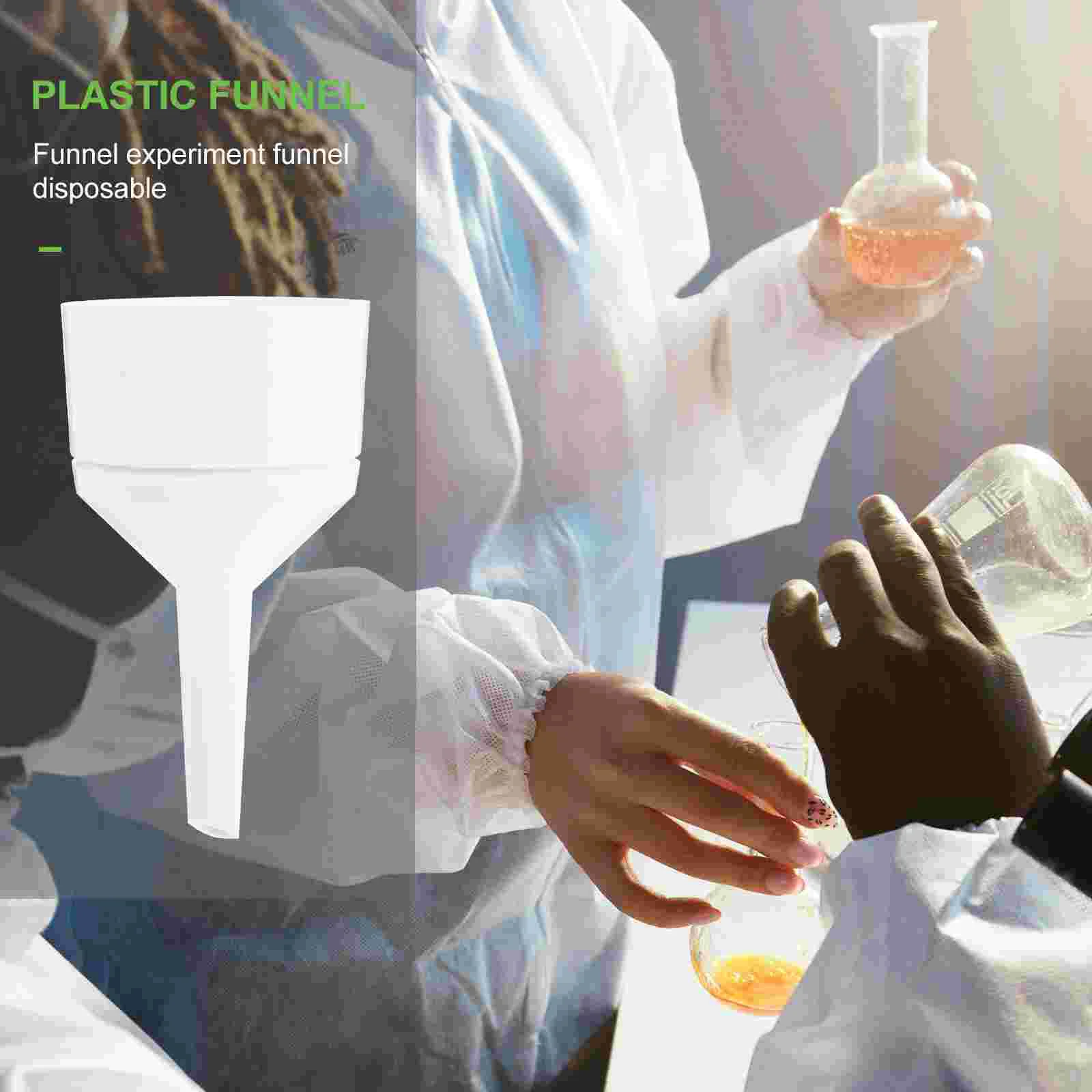 Entonnoir en papier filtrant en plastique, outil de laboratoire, utilisation professionnelle, cuisine