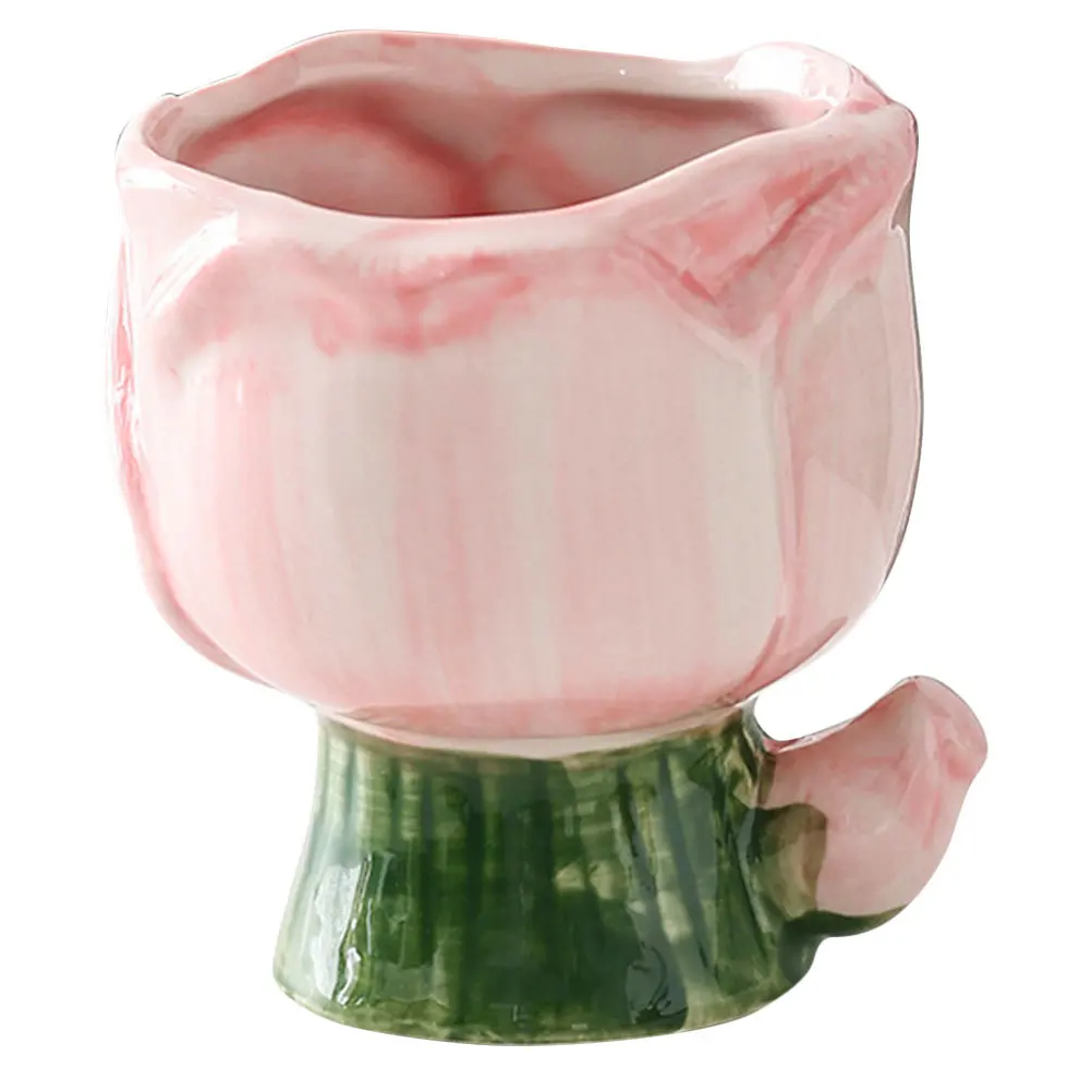 

Ceramic Makeup Brush Holder Vintage Desktop Brush Container Pen Pot Organizer Storage Holder for Desk Makeup Tools