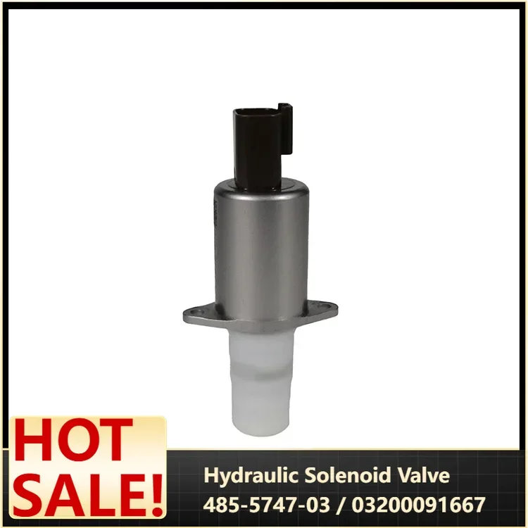 24 V Hydraulic Solenoid Valve 485-5747-03 / 03200091667 – C7.1 Circuit for 20-30 t Excavators, Plug-and-Play, 12-Month Warranty