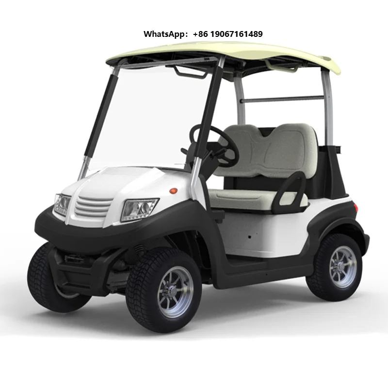 2 Seater 4 Wheel Aluminum Frame Luxury Cool Electric Golf Cart LXM