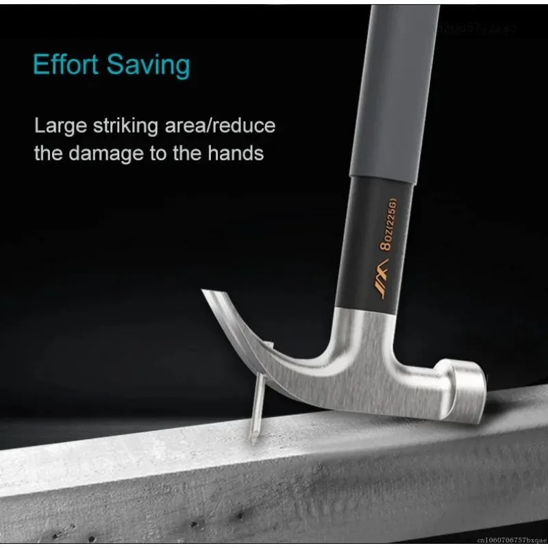JIMIHOME High-Carbon Steel Handle Claw Hammer Multifunctional Household Safety Hammer Pulling Nail Emergency Hand Tools view 5