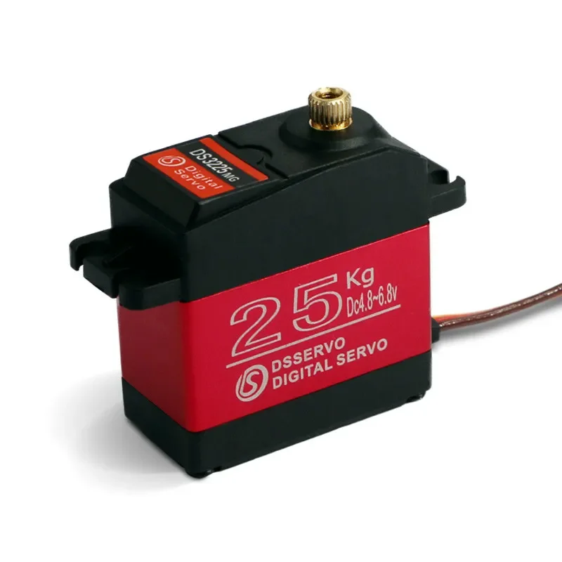4PCS DS3225 Servo 25kg Servo digitale impermeabile Full Metal Gear per robot barca per auto RC