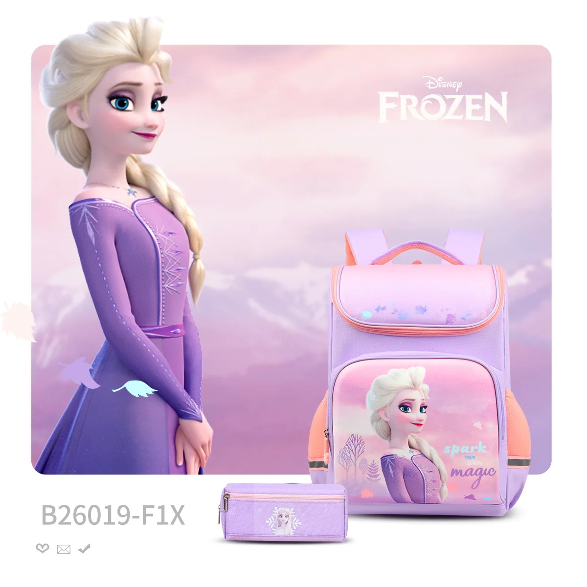 Mala escolar disney para meninos e meninas Elsa, estudante da primária, mochila ortopédica de grande capacidade, homem-aranha, grau 1-3